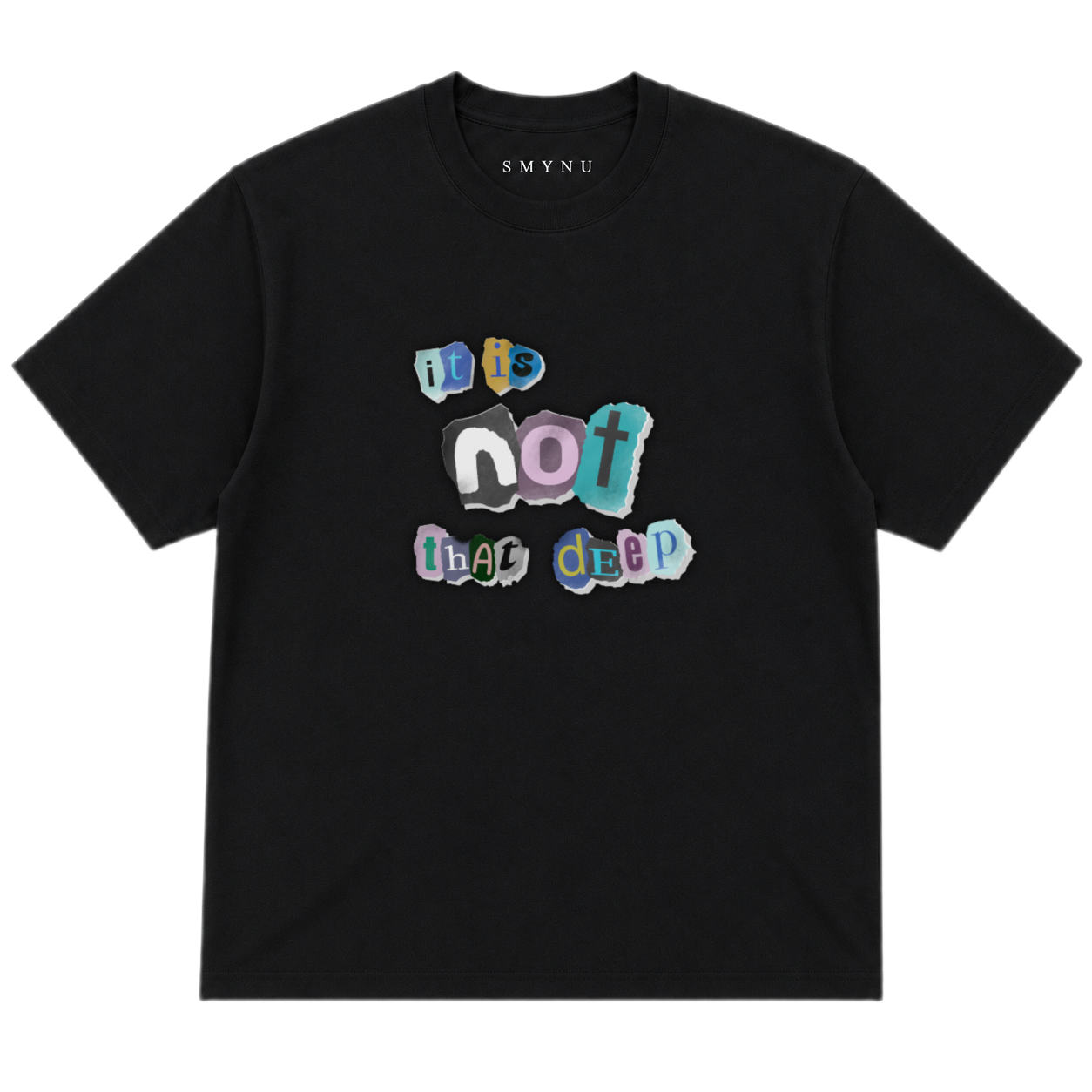IT IS NOT THAT DEEP – Shirt • Schwarz