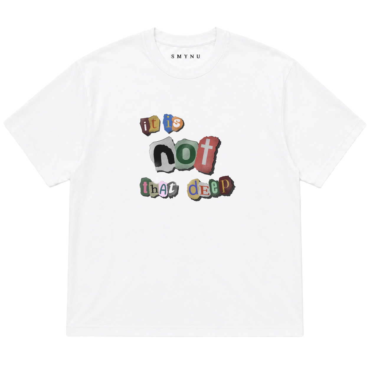 IT IS NOT THAT DEEP – Shirt • Weiß
