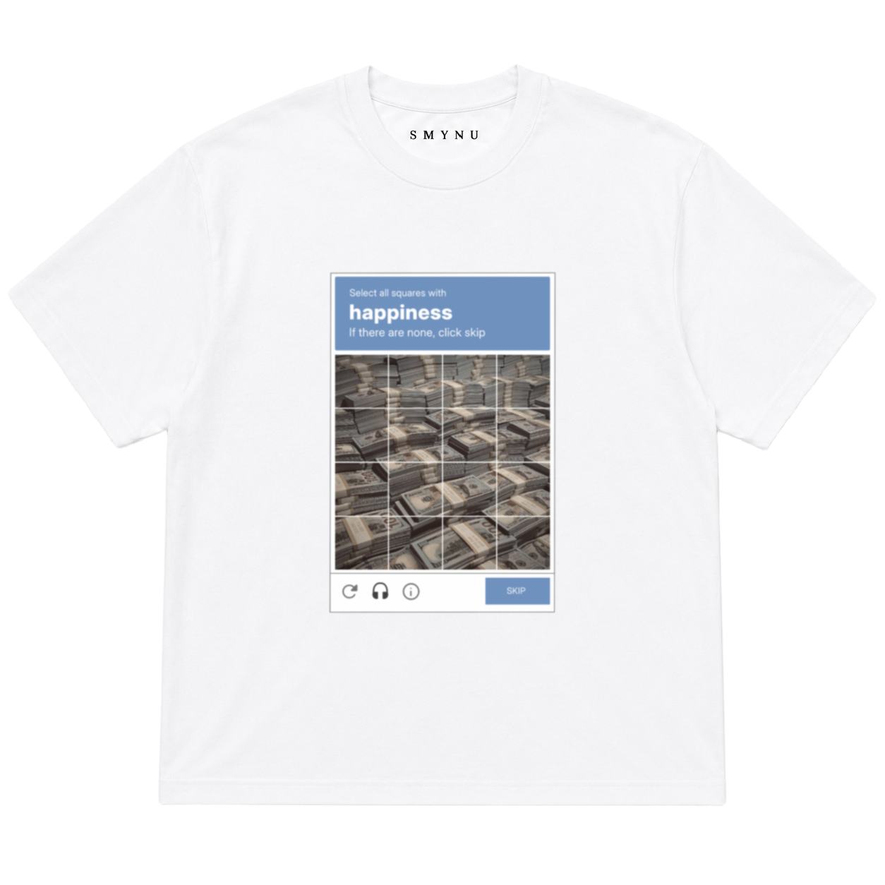 HAPPINESS – Shirt • Weiß
